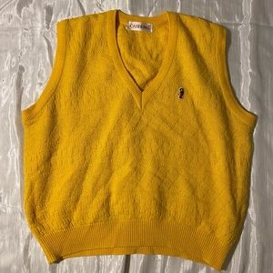 Yellow Sweater Vest